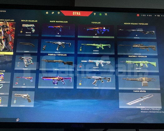 47 lvl gümüş 2 hesap çoğu silahta skin var