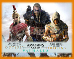 Assassins Creed Valhalla + Odyssey + Origins