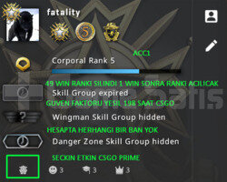 3 MADALYA RANK ACIK 198 SAAT YESIL FAKTOR HESAP