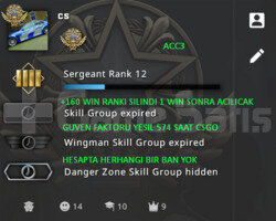 CSGO PRIME RANK ACIK 574 SAAT YESIL FAKTOR HESAP