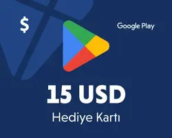 15 Usd Google Play Hediye Kartı