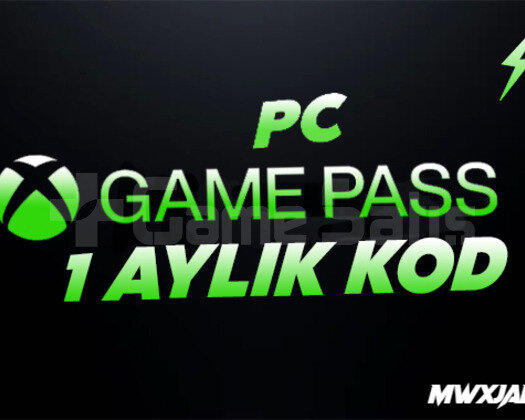 1 Aylık Xbox Gamepass Kod + Anında Teslim