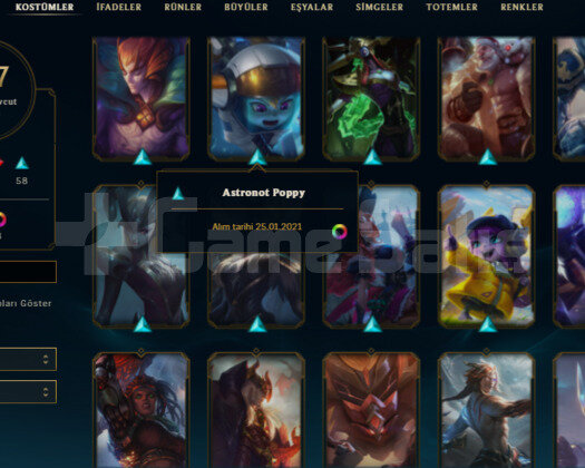 220 KOSTÜM YÜKSEK MMR +30LP HESAP