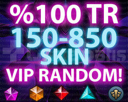 TR 150-850 SKİN LOL RANDOM HESAP!
