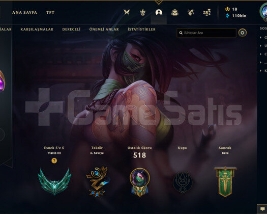 180 KOSTÜMLÜ 503 LEVEL 110K+ MAVİ ÖZ TR HESAP
