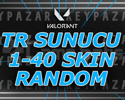 3 ADET TR SUNUCU 1-40 SKİN GARANTİ PRİME HESAP!