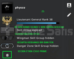 CSGO PRIME RANK ACIK 179 SAAT YESIL FAKTOR HESAP