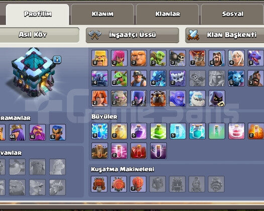 COC FIRSAT HESABI KS İÇİN BİREBİR TH13 HESAP