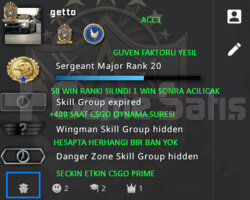 CSGO PRIME RANK ACIK 400 SAAT YESIL FAKTOR HESAP