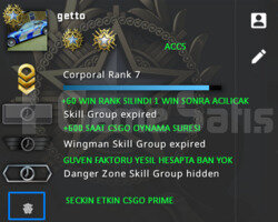 CSGO PRIME RANK ACIK 600 SAAT YESIL FAKTOR HESAP