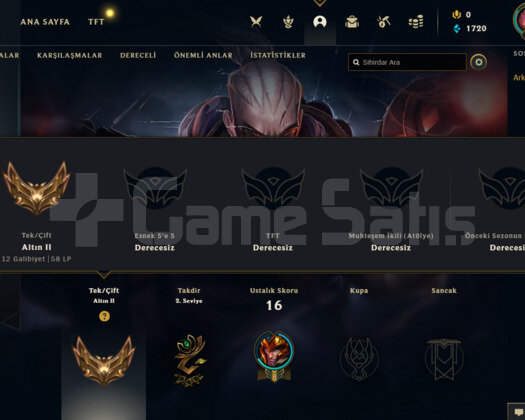 TR GOLD 2 58 LP DİA 2 ELO SÜPER SMURF ACC +40 LP