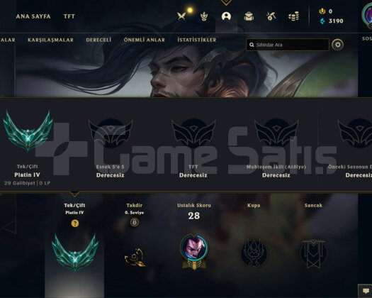 TR PLAT 4 65 WR 35 ŞAMPİYON 40 LP ALIR