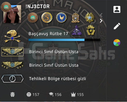 7 MADALYALI SUPREME 5K SAAT CSGO HESABI