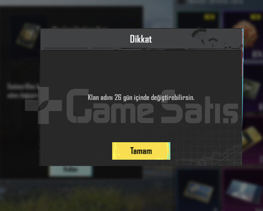 PUBG 10 SV KLAN İSİM DEĞİŞTİRME 26 GÜN