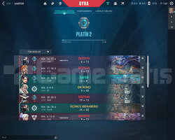 valorant plat 2 hesap fresh mmr