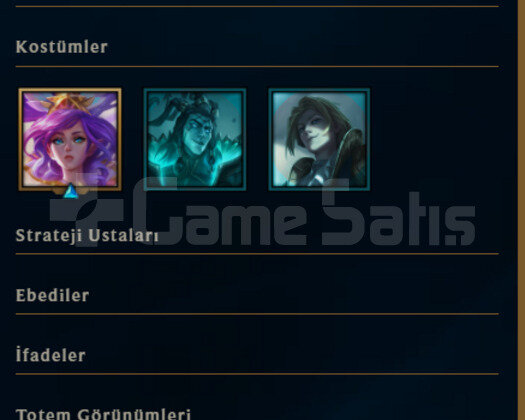 TR GOLD 1 SERİDE 70 WR 4 KOSTUM HESAP