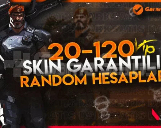 100TR / 20-120 SKİN / ÖZEL STOK + GARANTİ