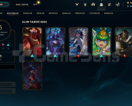 TR Elmas 4 | 6 Kostüm - 28 Hero | LoL Hesap