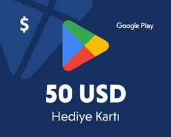 50 Usd Google Play Hediye Kartı