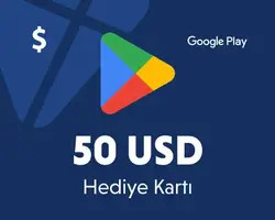 50 Usd Google Play Hediye Kartı