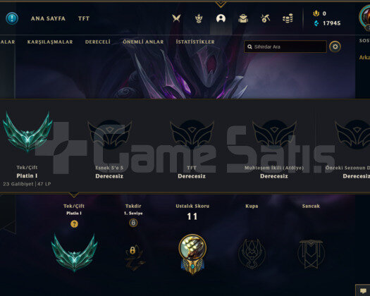 TR PLAT 1 47 LP 70 WR MASTER ELO 18K MAVİ ÖZ