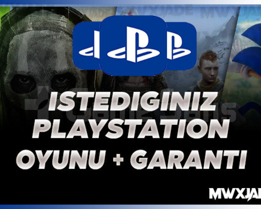 İstediğiniz Playstation Oyunu + Garanti Destek