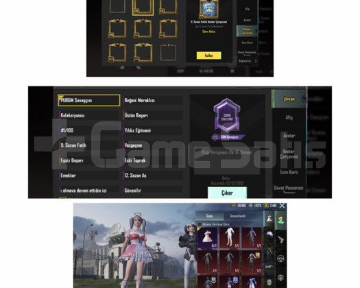 Sitede tek PUBGM SAVAŞÇISI ÜNVANLI S5 6 9 Fatih