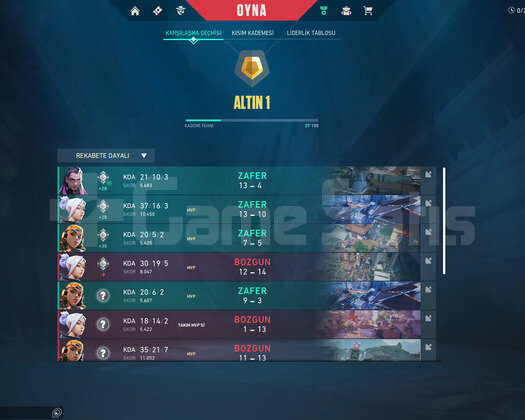 MMR YÜKSEK GOLD HESAP