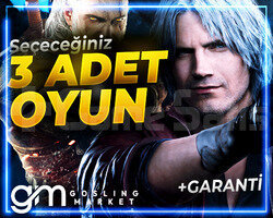 SEÇECEĞİNİZ 3 OYUN + SINIRSIZ GARANTİ