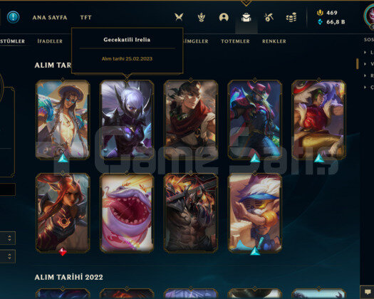 224 KOSTÜMLÜ 293 LEVEL 60K+ MAVİ ÖZ TR HESAP