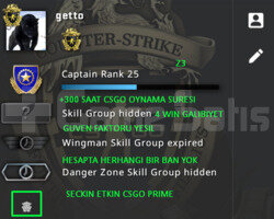 CSGO PRIME SADAKAT ROZETLI GUVEN FAKTORU YESIL