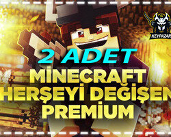 2 ADET BANSIZ MİNECRAFT PREMİUM 1 AY GARANTİ