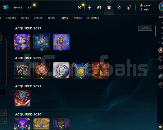858 KOSTÜMLÜ 93K+ MAVİ ÖZ UNRANKED HESAP