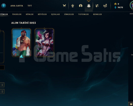 TR PLAT 3 HİGH MMR  10k MAVI OZ