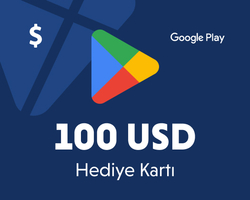 100 Usd Google Play Hediye Kartı