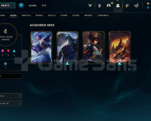 Euw Gold 4 Mail Onaysız! 57 WR 14 Kostüm!