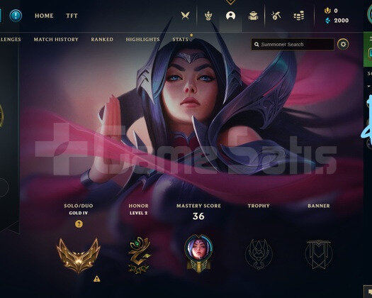 Euw Gold 4 Mail Onaysız! 57 WR 14 Kostüm!