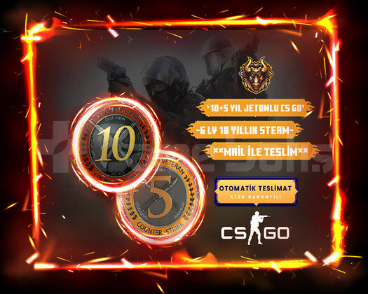 10+5 YIL JETON +18 YIL İLK MAİL STEAM