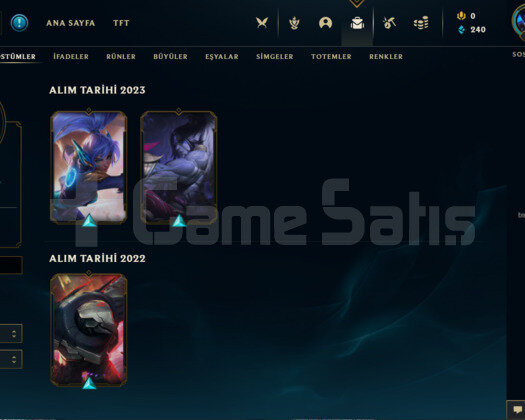 TR GOLD 1 58LP 2 SEZONLUK  SMURF ACC