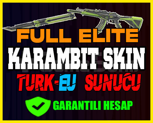100TR / KARAMBİT SKİN / ÖZEL STOK + GARANTİ