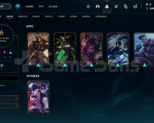 EUW Gold 4 | 6 Kostüm - 33 Hero | LoL Hesap