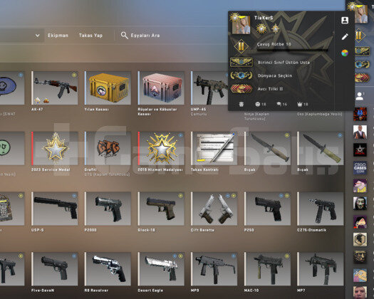 2 MADALYALI SUPREME 718 SAAT CSGO HESABI UYGUNA