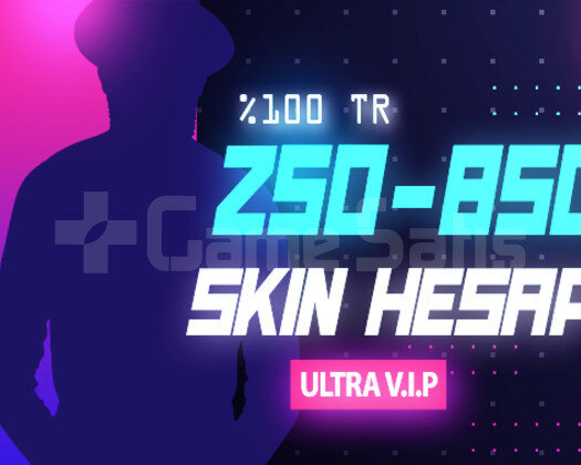 250-850 SKİN TR ULTRA VIP LOL RANDOM HESAP