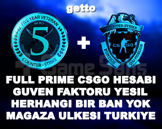 2 MADALYA | PRIME CSGO | MAGAZA TR YESIL FAKTOR