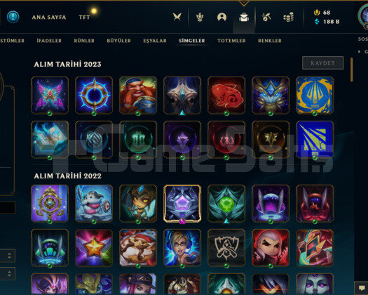 200 KOSTÜMLÜ 520 LEVEL 180K+ MAVİ ÖZ TR HESAP