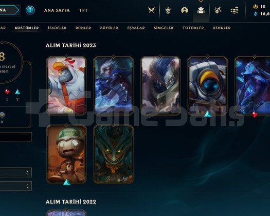 TR Plat 4 | 8 Kostüm - 40 Hero | LoL Hesap