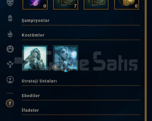 TR Plat 1 | 8 Kostüm - 47 Hero | LoL Hesap