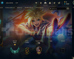 TR Plat 1 | 8 Kostüm - 47 Hero | LoL Hesap