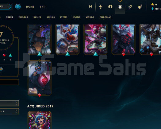 Euw Gold 4 | 7 Kostüm - 29K Mö | LoL Hesap