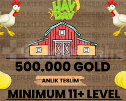 HAYDAY 500.000 ALTIN 11+LEVEL
